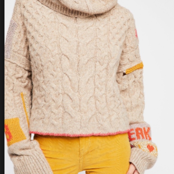 FREE PEOPLE~Talk About It Pullover Sweater - Picture 2 of 4